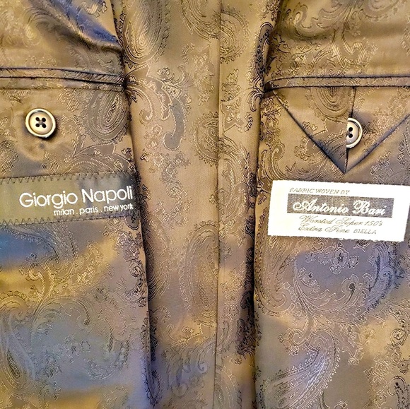 GIORGIO NAPOLI TUXEDO JACKET–LUXURY COLLECTION - Picture 7 of 8